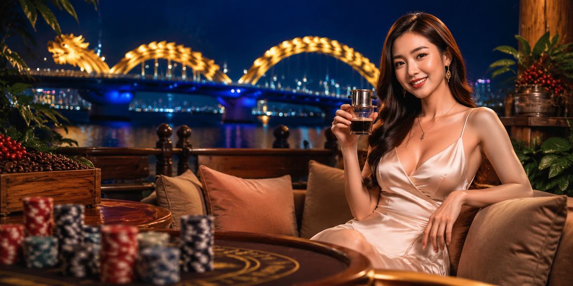 Người dùng tại Đà Nẵng truy cập ứng dụng casino b460m trên điện thoại tại quán cà phê